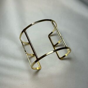 Gold Open Cuff Bracelet